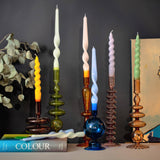 MÆGEN Spiral Taper Kaarsen - 3 stuks - Lila