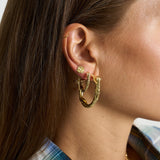 Small Wild Arc Hoops by Anna + Nina