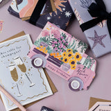 Flower Truck verjaardagskaart | Vrouwelijke verjaardagskaart | Bloemen