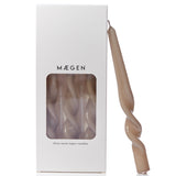 MÆGEN Twist Taper kaarsen - set van 3 stuks - Mink