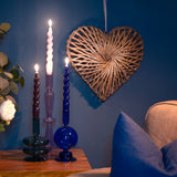 Maegen Conische Houder - Gekleurd glas - Lila