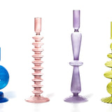 Maegen Conische Houder - Gekleurd glas - Rozenkwarts