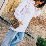 SPEZIA Leopard handtas