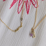 Mama ketting met geboortesteentjes