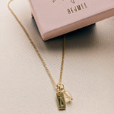 Birthstone necklace