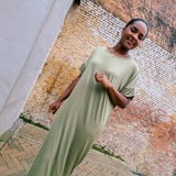 HOLA T-Shirt Dress Moss green
