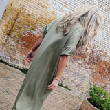 HOLA T-Shirt Dress Moss green