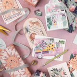 Flower Truck verjaardagskaart | Vrouwelijke verjaardagskaart | Bloemen