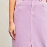 Jay Pink Jeans Skirt