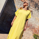 Sie Dress Geel preorder levering vanaf 30 april