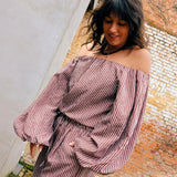 Hannah Blouse chocolat