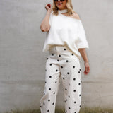Lana Knitted Sweater white