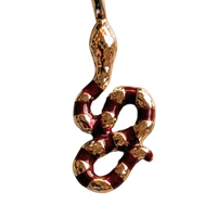 Burgundy Snake Charm