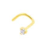 Titanium Nose Stud Gold 1,5mm