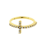 Conch Click Ring Cross
