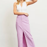 Jay Pink Jeans Skirt