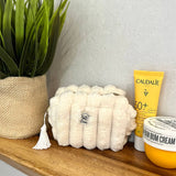 Baby Louise: Mini gewatteerde minky etui - paprika