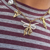 Lucky Leopard charm necklace