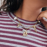 Lucky Leopard charm necklace