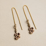 Burgundy Snake Chainstud