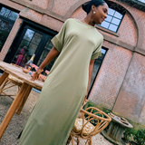HOLA T-Shirt Dress Moss green