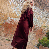 Hola Velvet Dress red (levering 17 Dec)