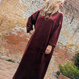 Hola Velvet Dress red (levering 17 Dec)