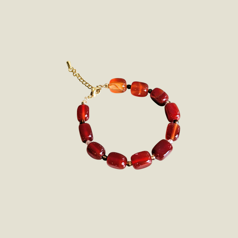 Coffee Agaat Armband