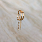 Chained Double Click Ring