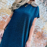 Lola Blue Glitter Partydress