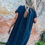 Lola Blue Glitter Partydress