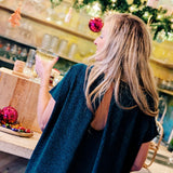 Lola Blue Glitter Partydress