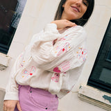 Jay Pink Jeans Skirt