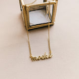 Moeke ketting met geboortesteen