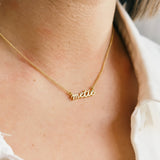 Metie ketting met geboortesteen