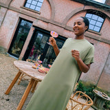 HOLA T-Shirt Dress Moss green