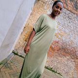 HOLA T-Shirt Dress Moss green