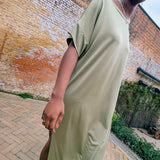 HOLA T-Shirt Dress Moss green