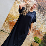 HOLA T-Shirt Dress true Black