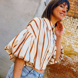 Mara Blouse Brown