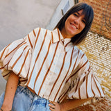 Mara Blouse Brown