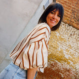 Mara Blouse Brown