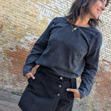 Lianne Jeans Shirt black