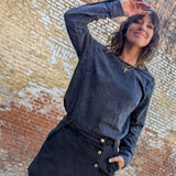 Lianne Jeans Shirt black