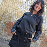 Lianne Jeans Shirt black