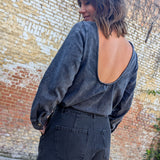 Lianne Jeans Shirt black
