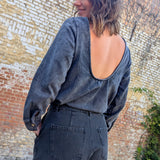 Lianne Jeans Shirt black
