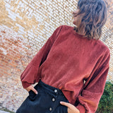 Hola Sweater Brique (pre order levering vanaf 15 nov)