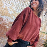 Hola Sweater Brique (pre order levering vanaf 15 nov)