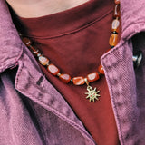 Coffee Agaat Ketting